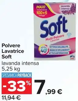 Carrefour Polvere Lavatrice Soft offerta