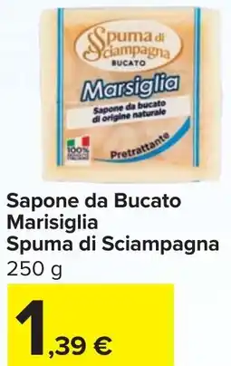 Carrefour Sapone da Bucato Marisiglia Spuma di Sciampagna offerta