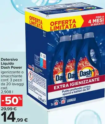 Detersivo Liquido Dash Power