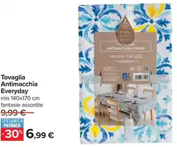 Carrefour Tovaglia Antimacchia Everyday offerta