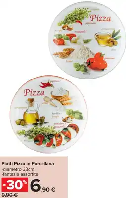 Carrefour Piatti Pizza in Porcellana offerta