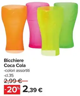 Carrefour Bicchiere Coca Cola offerta