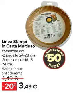 Carrefour Linea Stampi in Carta Multiuso offerta