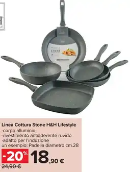 Carrefour Linea Cottura Stone H&H Lifestyle offerta