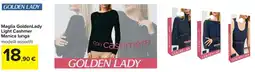Carrefour Maglia GoldenLady Light Cashmer Manica lunga offerta