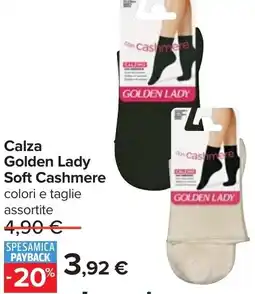 Carrefour Calza Golden Lady Soft Cashmere offerta