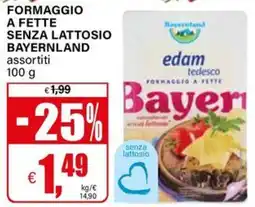 Il Gigante Formaggio a fette senza lattosio BAYERNLAND offerta
