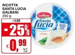 Il Gigante Ricotta santa lucia GALBANI offerta