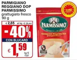 Il Gigante Parmigiano reggiano dop parmissimo grattugiato fresco offerta
