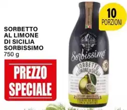 Il Gigante Sorbetto al limone di sicilia SORBISSIMO offerta