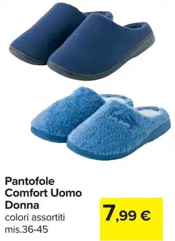 Carrefour Pantofole Comfort Uomo Donna offerta