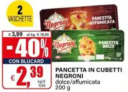 Il Gigante Pancetta in cubetti dolce/affumicata offerta