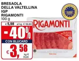 Il Gigante Bresaola della valtellina igp RIGAMONTI offerta