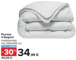 Carrefour Piumino 4 Stagioni offerta