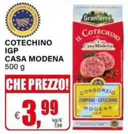 Il Gigante Granterre cotechino igp casa modena offerta