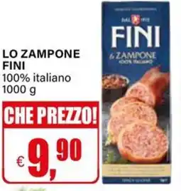 Il Gigante Lo zampone FINI offerta