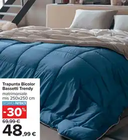 Carrefour Trapunta Bicolor Bassetti Trendy offerta