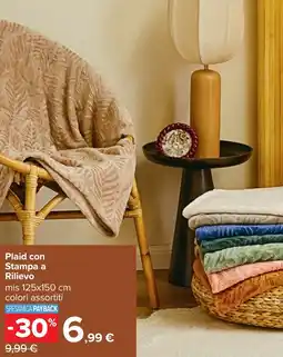 Carrefour Plaid con Stampa a Rilievo offerta