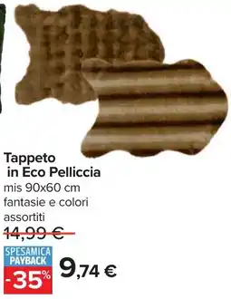 Carrefour Tappeto in Eco Pelliccia offerta
