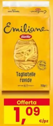 Despar Emiliane Barilla Tagliatelle ruvide offerta