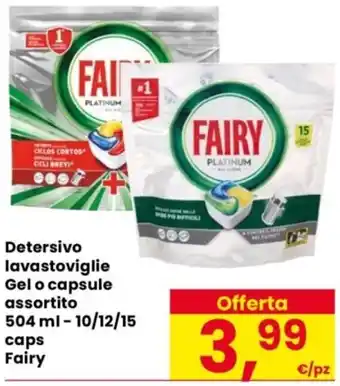 Detersivo lavastoviglie Gel o capsule assortito Fairy
