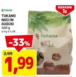 DPiù Tukano noci in guscio offerta