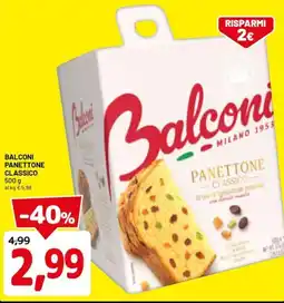DPiù Balconi panettone classico offerta