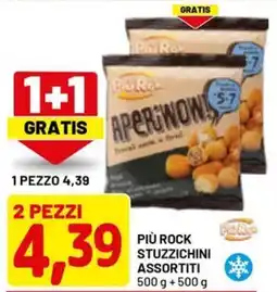 DPiù Più rock stuzzichini offerta