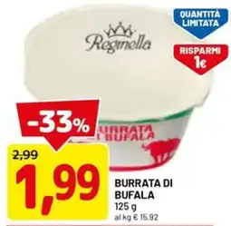DPiù Reginella burrata di bufala offerta