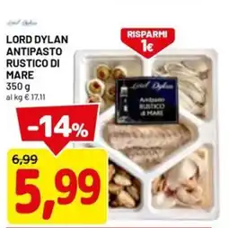 DPiù Lord dylan antipasto rustico di mare offerta