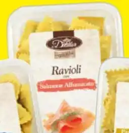 DPiù Delidor ravioli al salmone offerta