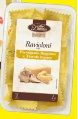 DPiù Delidor ravioloni con parmigiano reggiano e tartufo bianco offerta