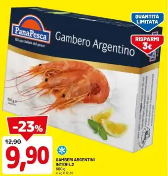 PanaPesca Gamberi argentini interi L2