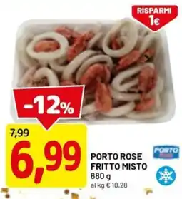 DPiù Porto rose fritto misto offerta