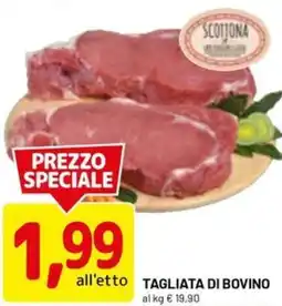 DPiù Tagliata di bovino offerta