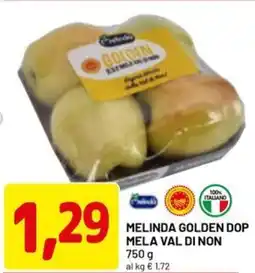 DPiù Melinda golden dop mela val di non offerta