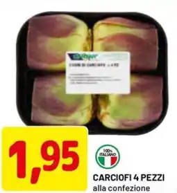 DPiù Carciofi 4 pezzi offerta