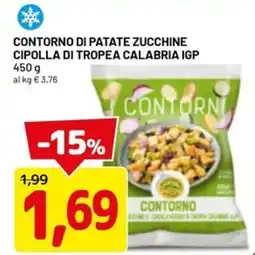 DPiù Contorno di patate zucchine cipolla di tropea IGP calabria offerta
