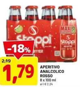 DPiù Aperitivo analcolico rosso offerta