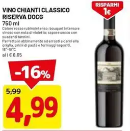 DPiù Vino chianti classico riserva DOCG offerta