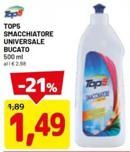 DPiù Top5 smacchiatore universale bucato offerta