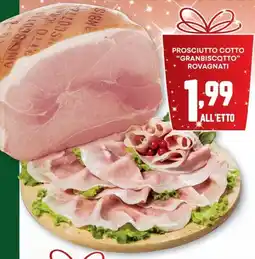Pam Prosciutto cotto "granbiscotto" rovagnati offerta