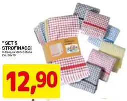 DPiù Set 5 strofinacci offerta