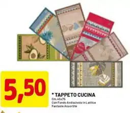 DPiù Tappeto cucina offerta