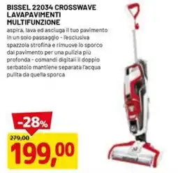 DPiù BISSEL 22034 CROSSWAVE LAVAPAVIMENTI MULTIFUNZIONE offerta
