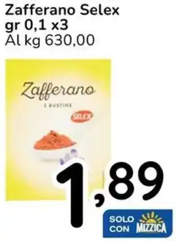 Famila Zafferano Selex offerta