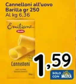 Famila Cannelloni all'uovo Barilla offerta