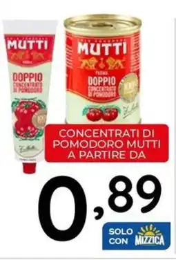 Famila concentrati di pomodoro MUTTI offerta