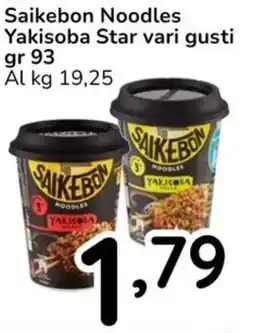 Famila Saikebon Noodles Yakisoba Star offerta