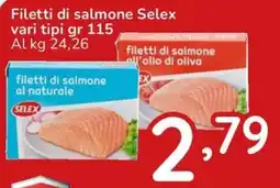 Famila Filetti di salmone Selex offerta